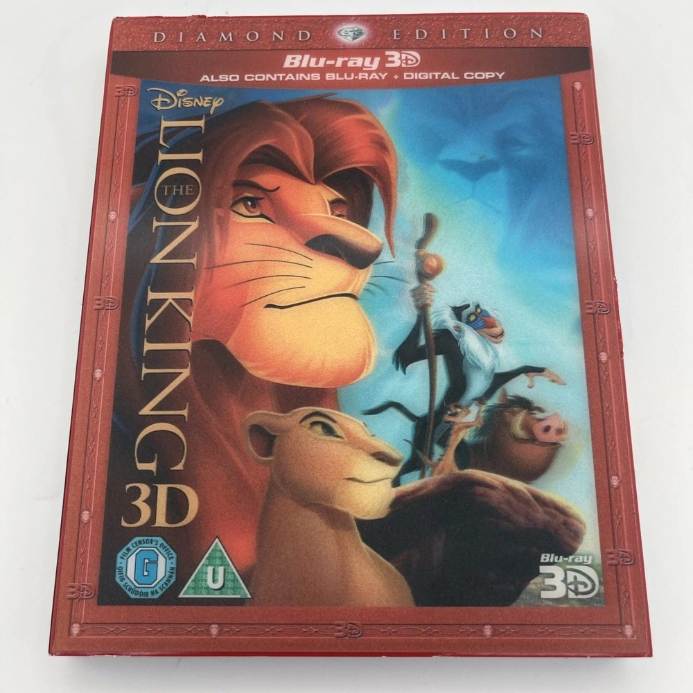 The Lion King 3D (1994) Diamond Edition 3D + Blu-ray+ Digital Copy 3-Disc Set